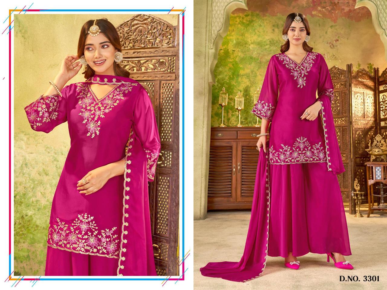 Ladies Flavour 3298 to 3301 catalog selfie kurtis online wholesale