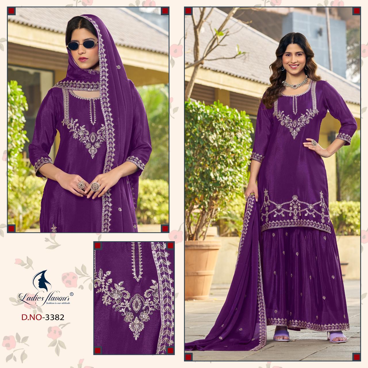 Ladies Flavour 3382 To 3384 catalog best branded designer kurti wholesale suppliers
