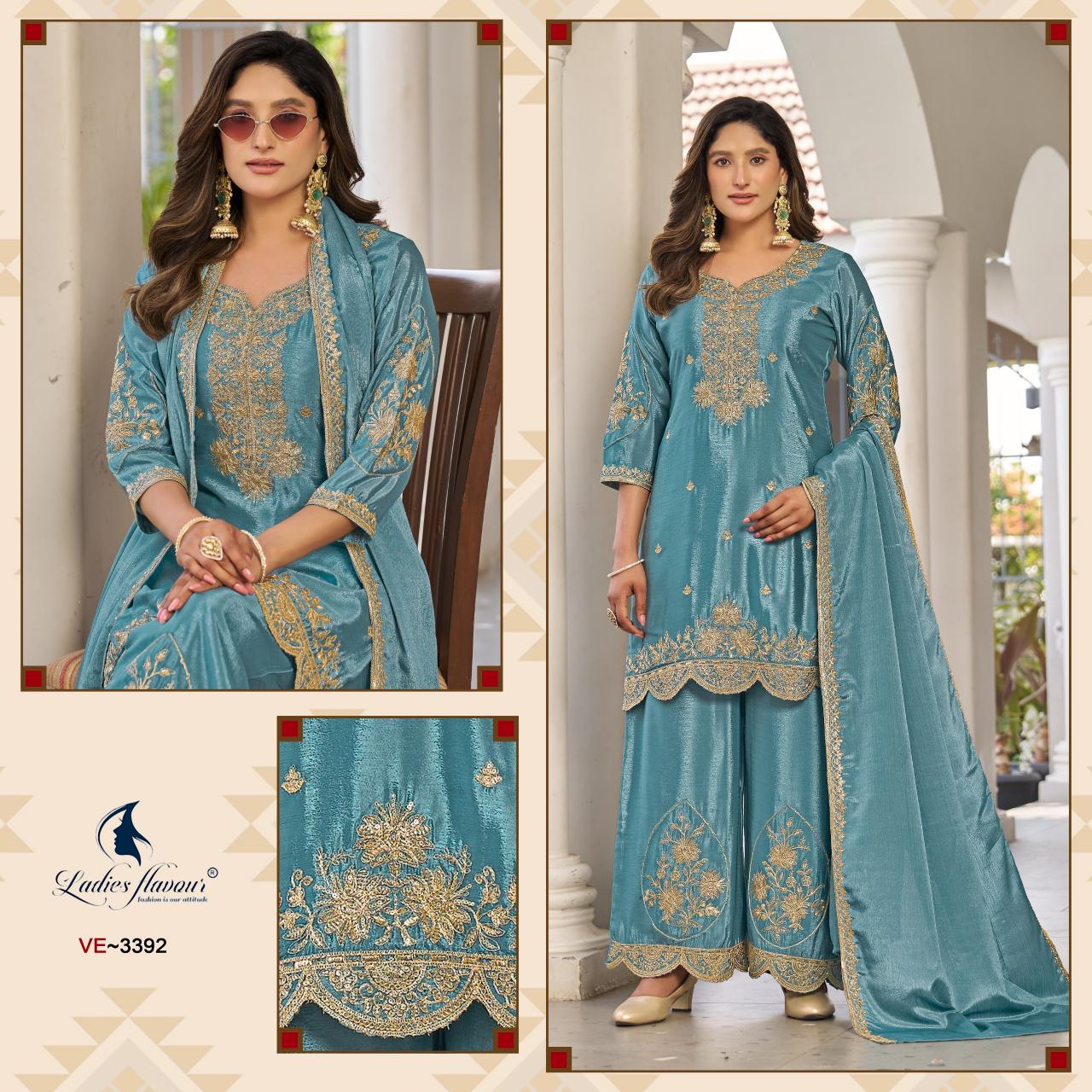 Ladies Flavour 3392 To 3394 catalog kurti wholesalers in burrabazar kolkata