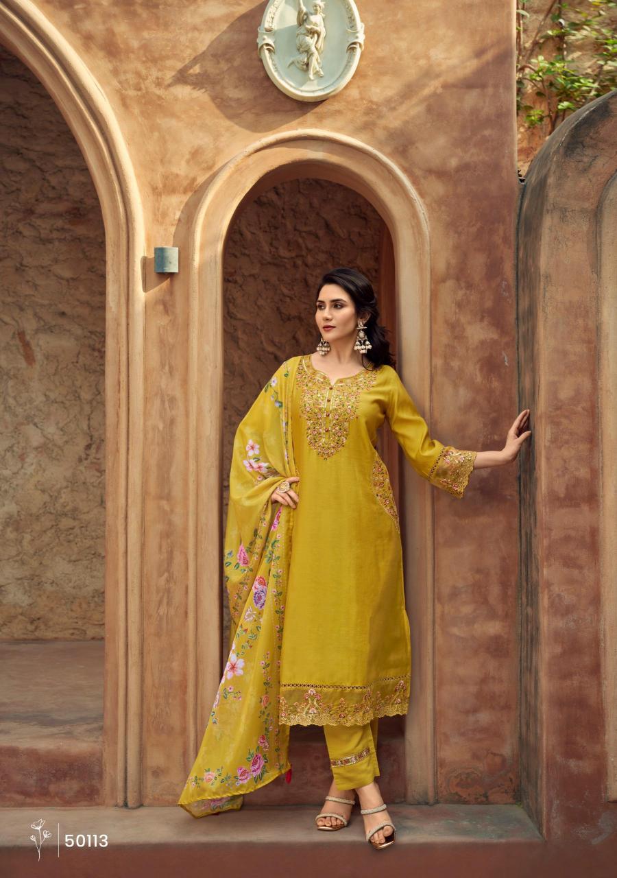 Lady Leela Gulmohar catalog branded kurtis wholesale in hyderabad
