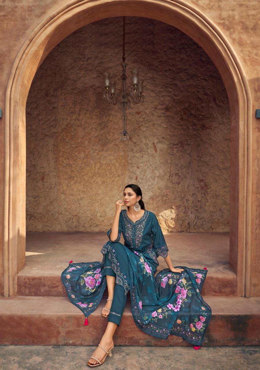 Lady Leela Gulmohar catalog branded kurtis wholesale in hyderabad