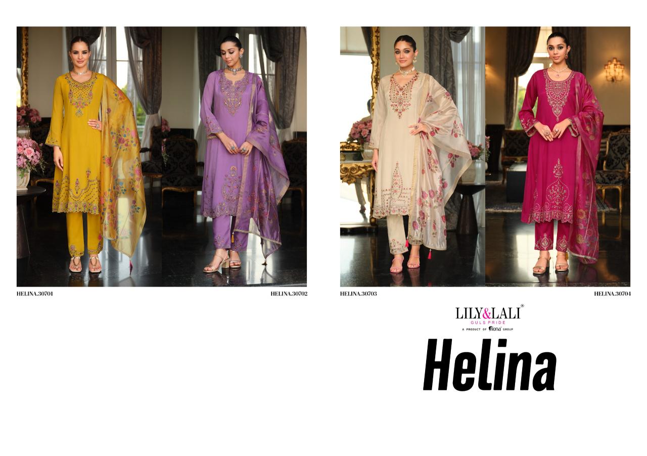 Lily & Lali Helina catalog kurtis in wholesale rate