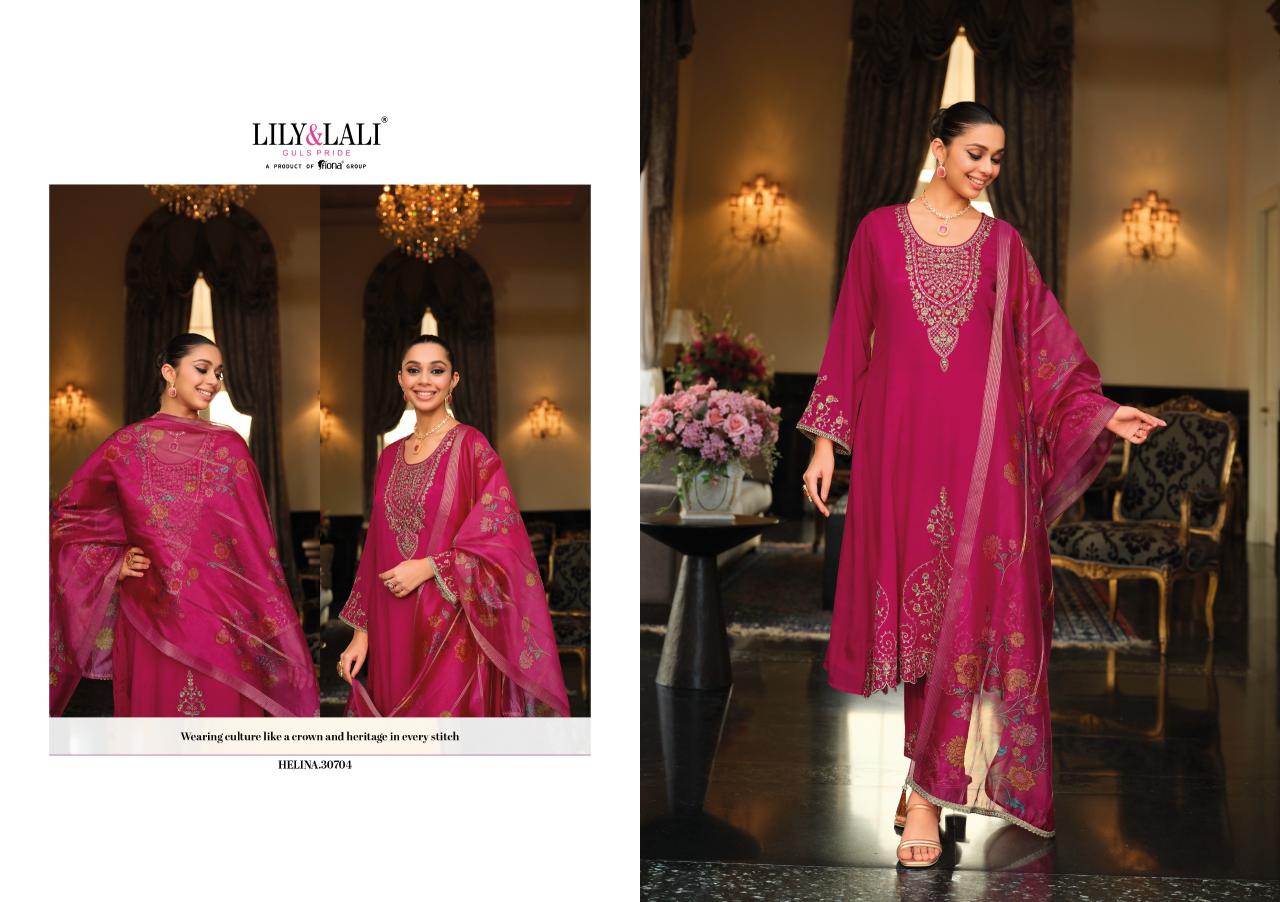 Lily & Lali Helina catalog kurtis in wholesale rate