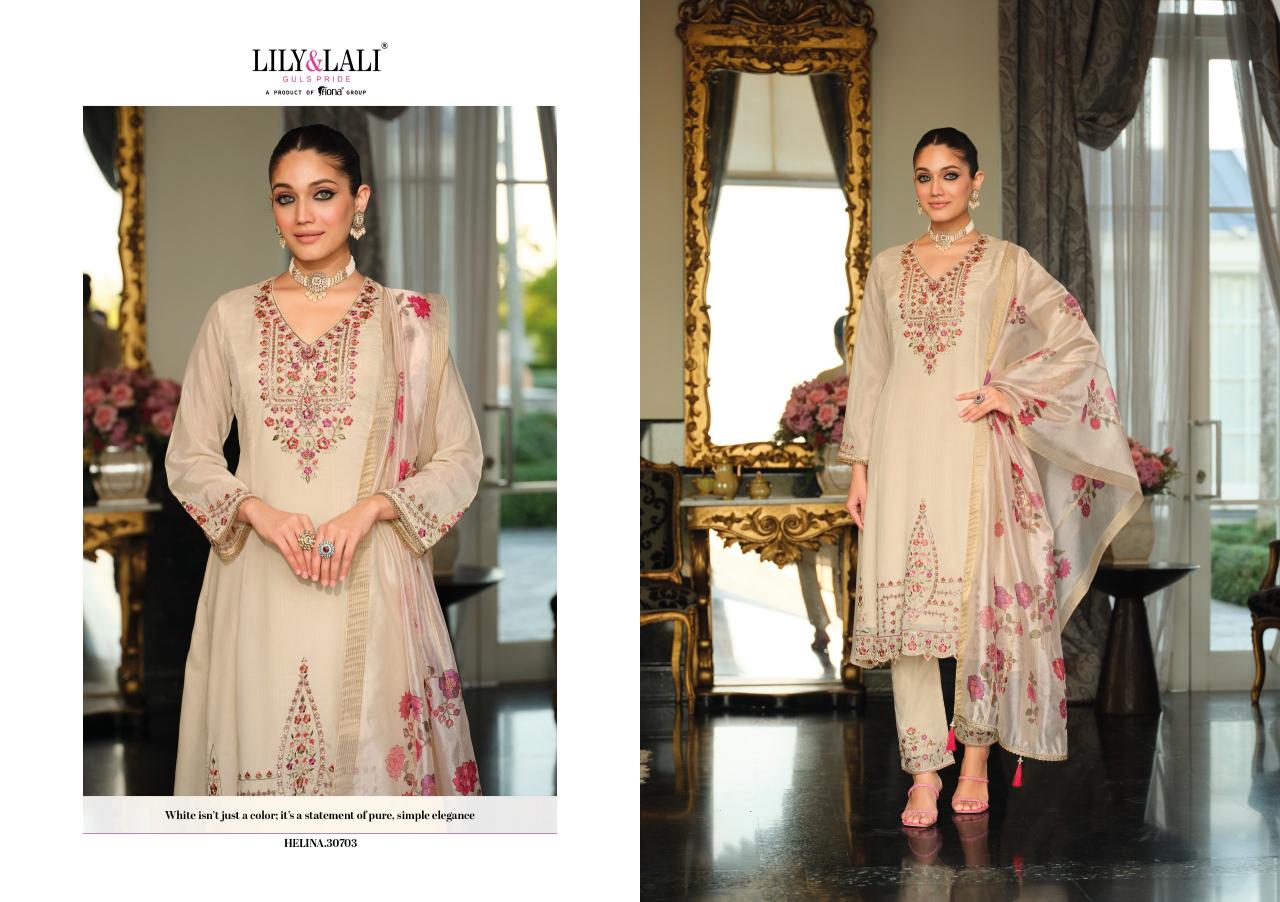 Lily & Lali Helina catalog kurtis in wholesale rate