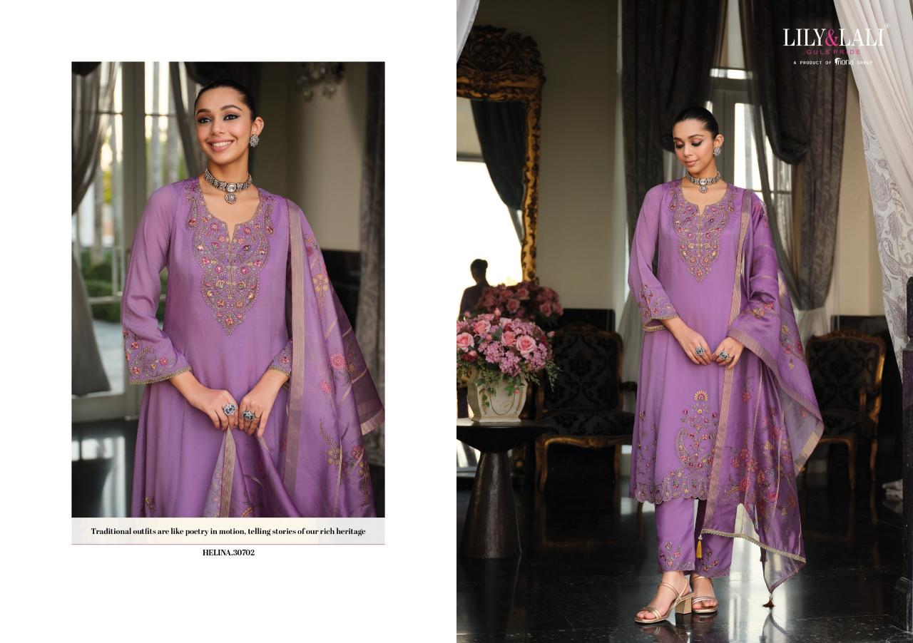 Lily & Lali Helina catalog kurtis in wholesale rate