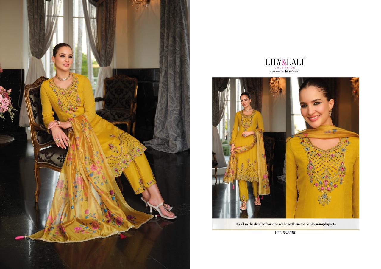 Lily & Lali Helina catalog kurtis in wholesale rate