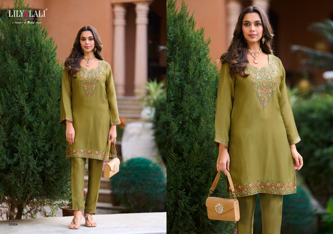 Lily & Lali Jasleen catalog party co ord sets