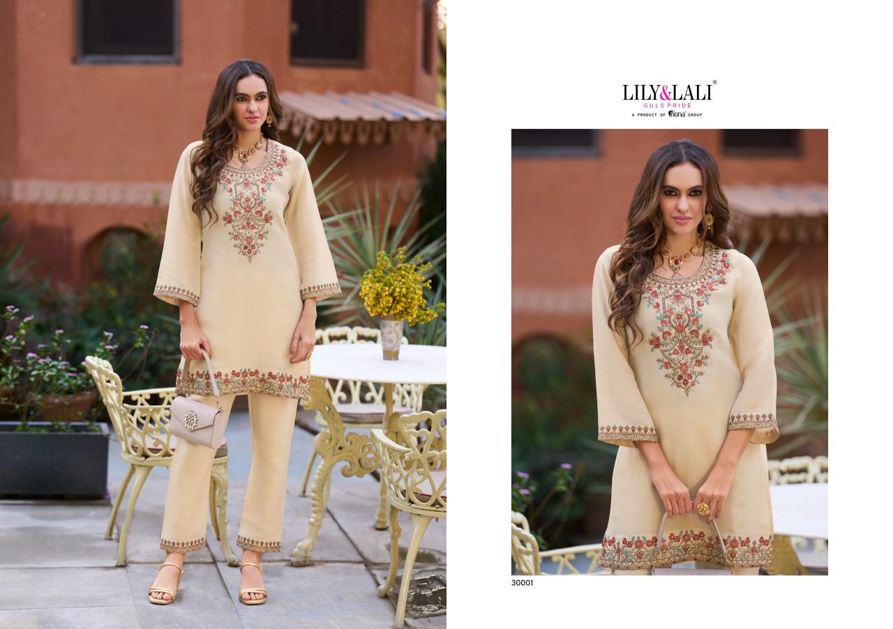 Lily & Lali Jasleen catalog party co ord sets