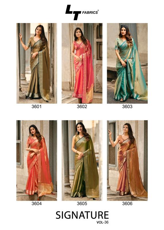 Lt Signature vol 36 catalog wholesale saree dealers in surat