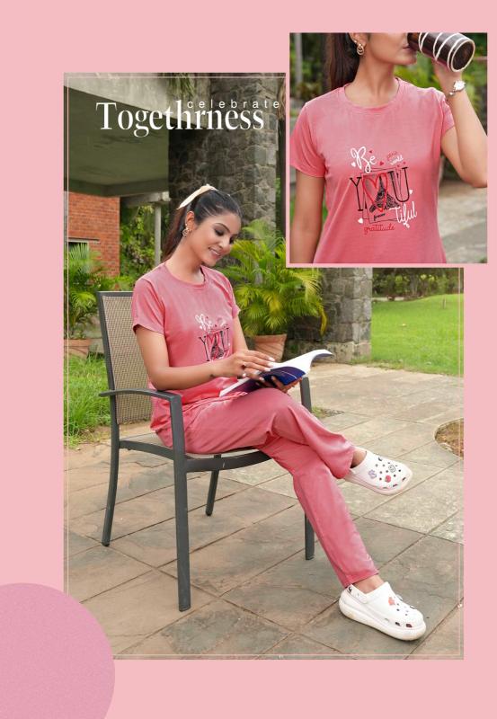 Luvit Almond catalog night dress in surat  