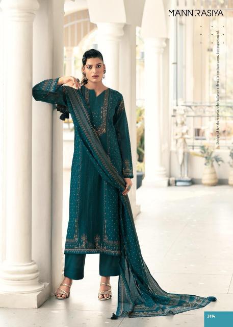 Mannrasiya Ruby catalog wholesale dealer of dress material in surat