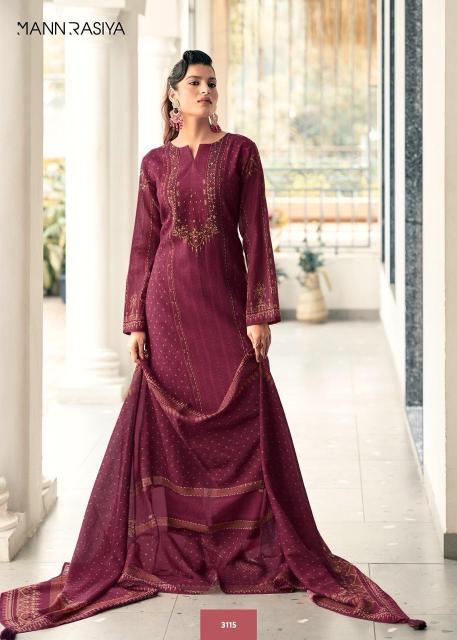 Mannrasiya Ruby catalog wholesale dealer of dress material in surat