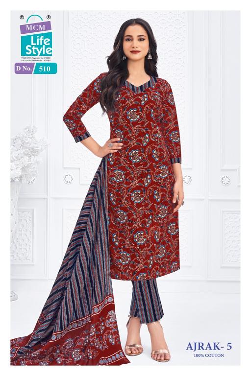MCM Ajrak Vol-5 – Kurti Pant With Dupatta - Wholesale Catalog