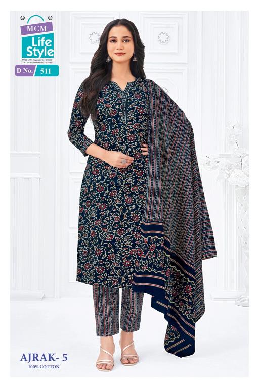 MCM Ajrak Vol-5 – Kurti Pant With Dupatta - Wholesale Catalog