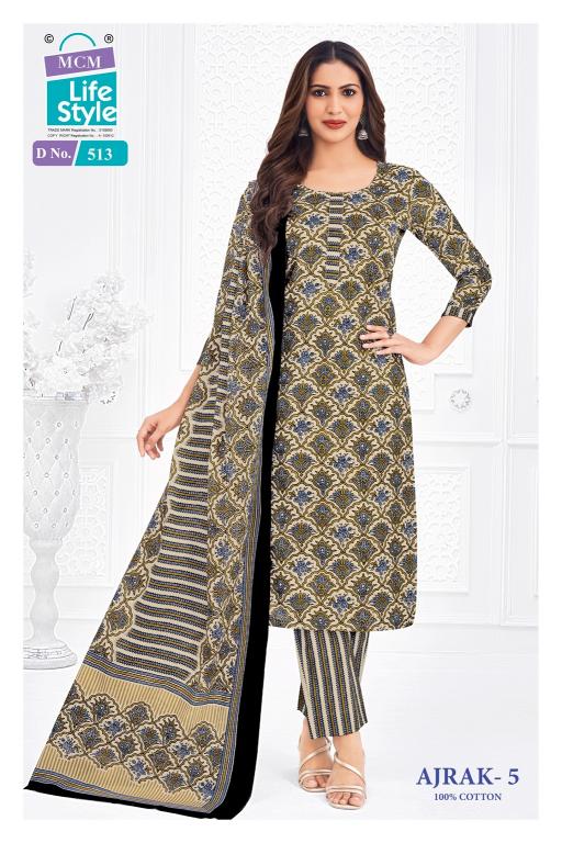 MCM Ajrak Vol-5 – Kurti Pant With Dupatta - Wholesale Catalog