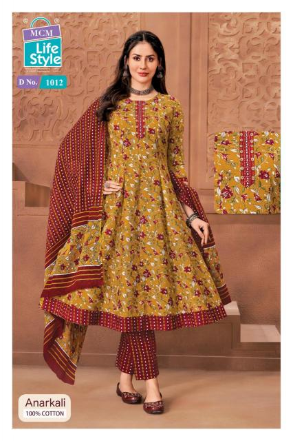 MCM Anarkali Vol-10 – Anarkali Style Kurti Pant With Dupatta - Wholesale Catalog