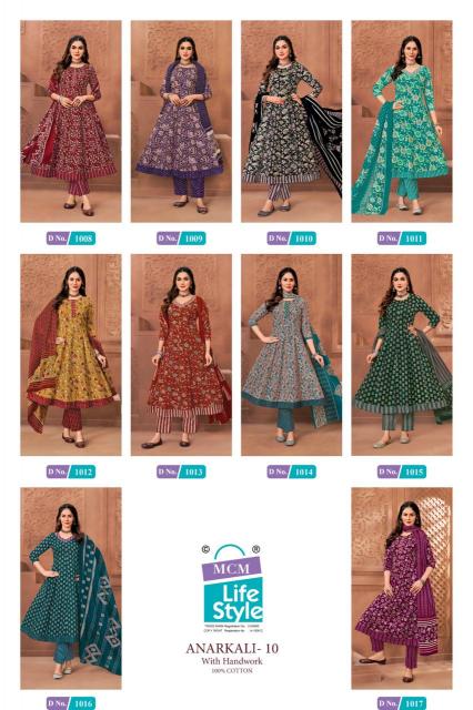 MCM Anarkali Vol-10 – Anarkali Style Kurti Pant With Dupatta - Wholesale Catalog