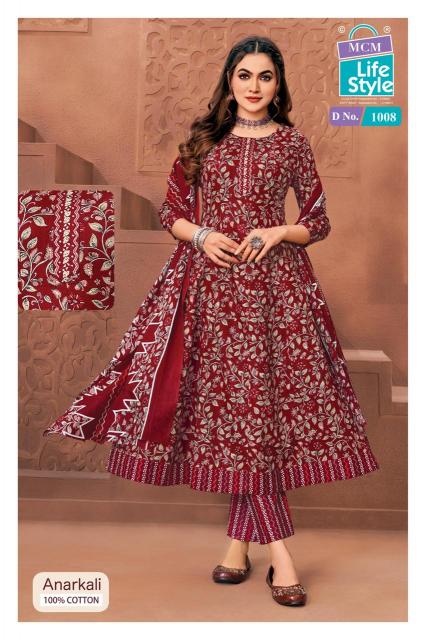 MCM Anarkali Vol-10 – Anarkali Style Kurti Pant With Dupatta - Wholesale Catalog