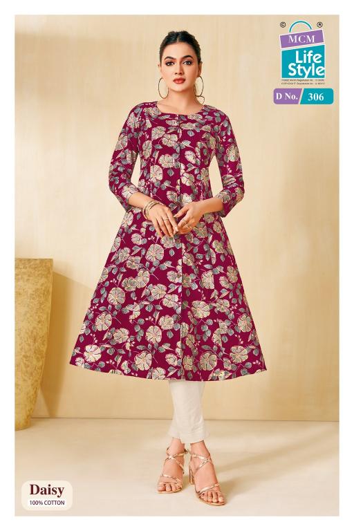 Mcm Daisy Vol-3 – A-Line Kurtis - Wholesale Catalog
