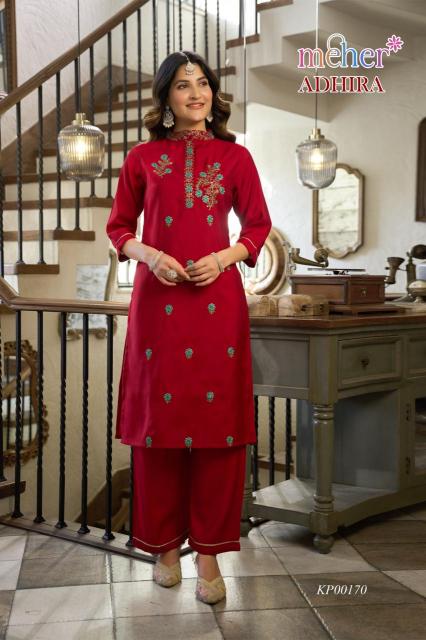 Meher Adhira catalog co ord set women summer