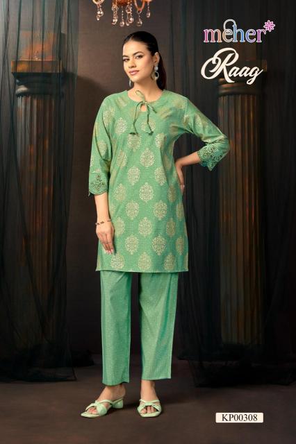 Meher Raag catalog co ord sets suit