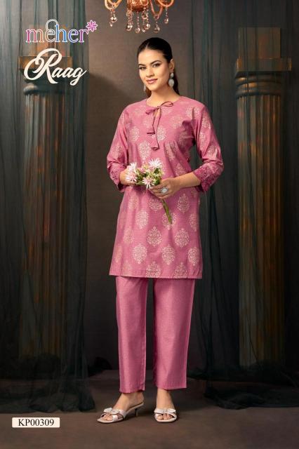 Meher Raag catalog co ord sets suit