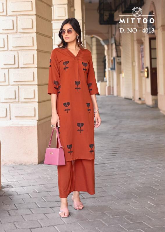 Mittoo Albella Vol 3 Catalog co ord set for women winter