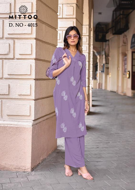 Mittoo Albella Vol 3 Catalog co ord set for women winter