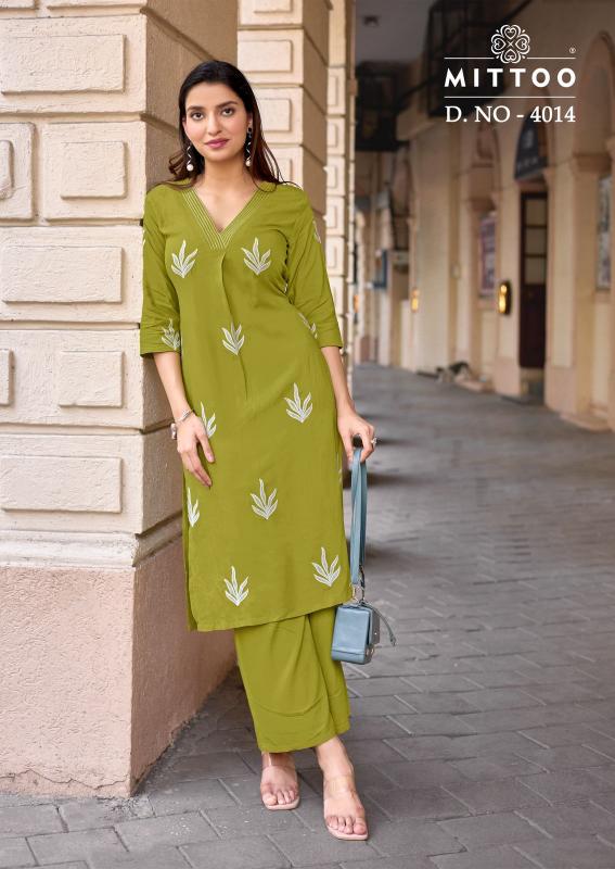 Mittoo Albella Vol 3 Catalog co ord set for women winter