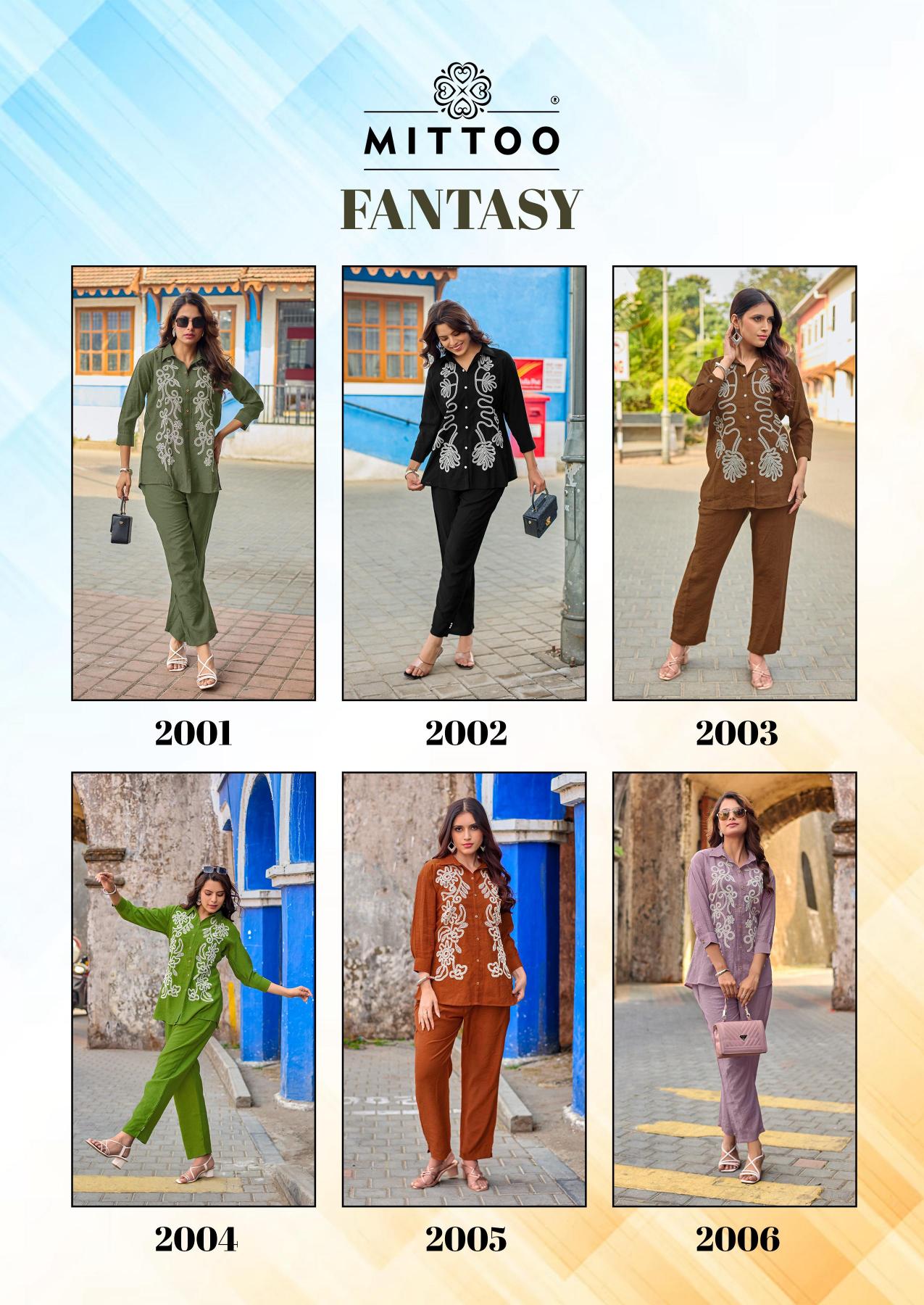 Mittoo Fantasy catalog coord set under 1000