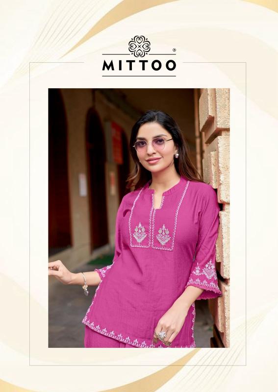 Mittoo Korra Vol 2 catalog co ord sets for women in india