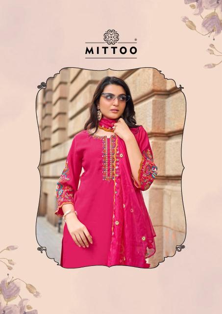 Mittoo Rangmahal catalog branded kurtis wholesaler