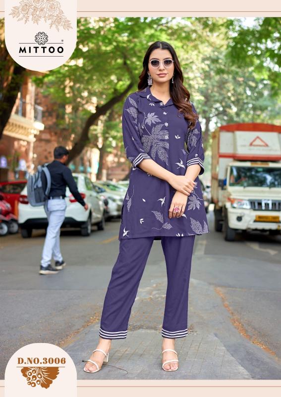Mittoo Rasika catalog co ord sets womens gym