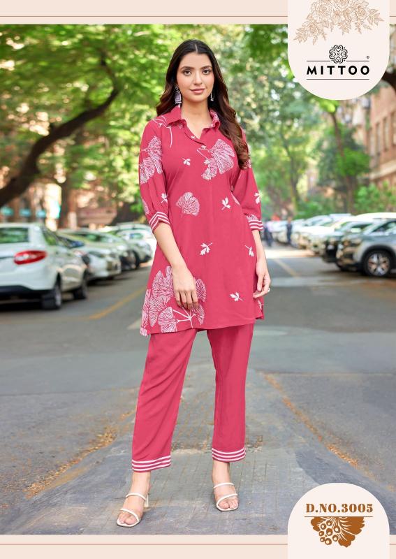 Mittoo Rasika catalog co ord sets womens gym
