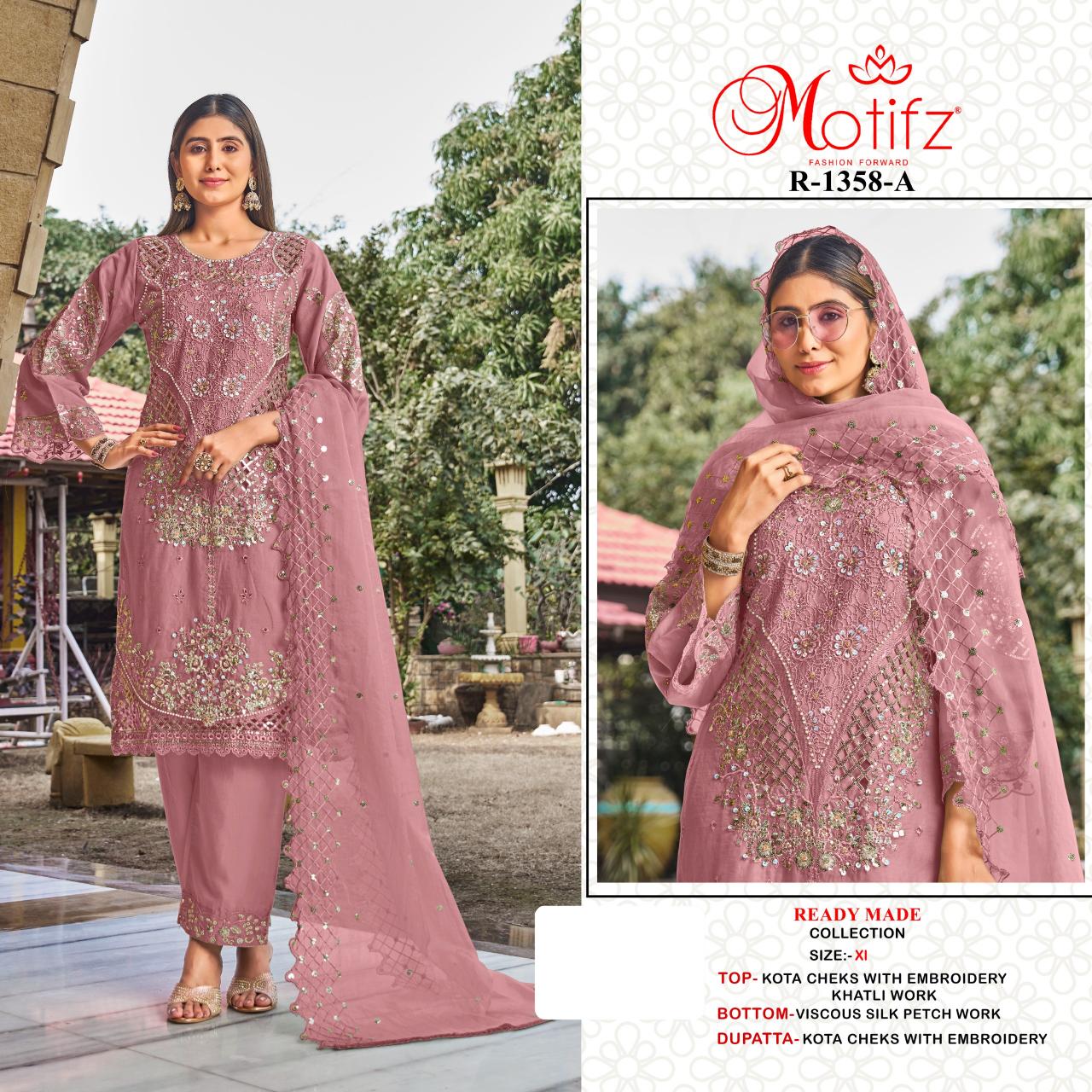 Motifz 1358 catalog pakistani suits wholesalers in hyderabad