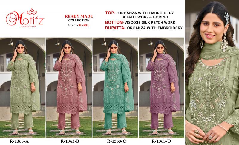 Motifz 1363 catalog wholesale pakistani suit