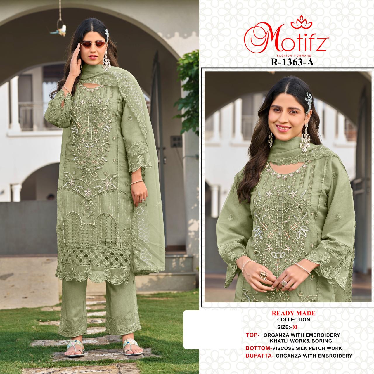 Motifz 1363 catalog wholesale pakistani suit