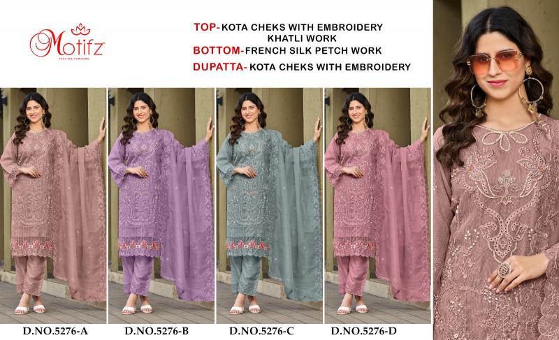 Motifz 5276 catalog pakistani suits in wholesale price