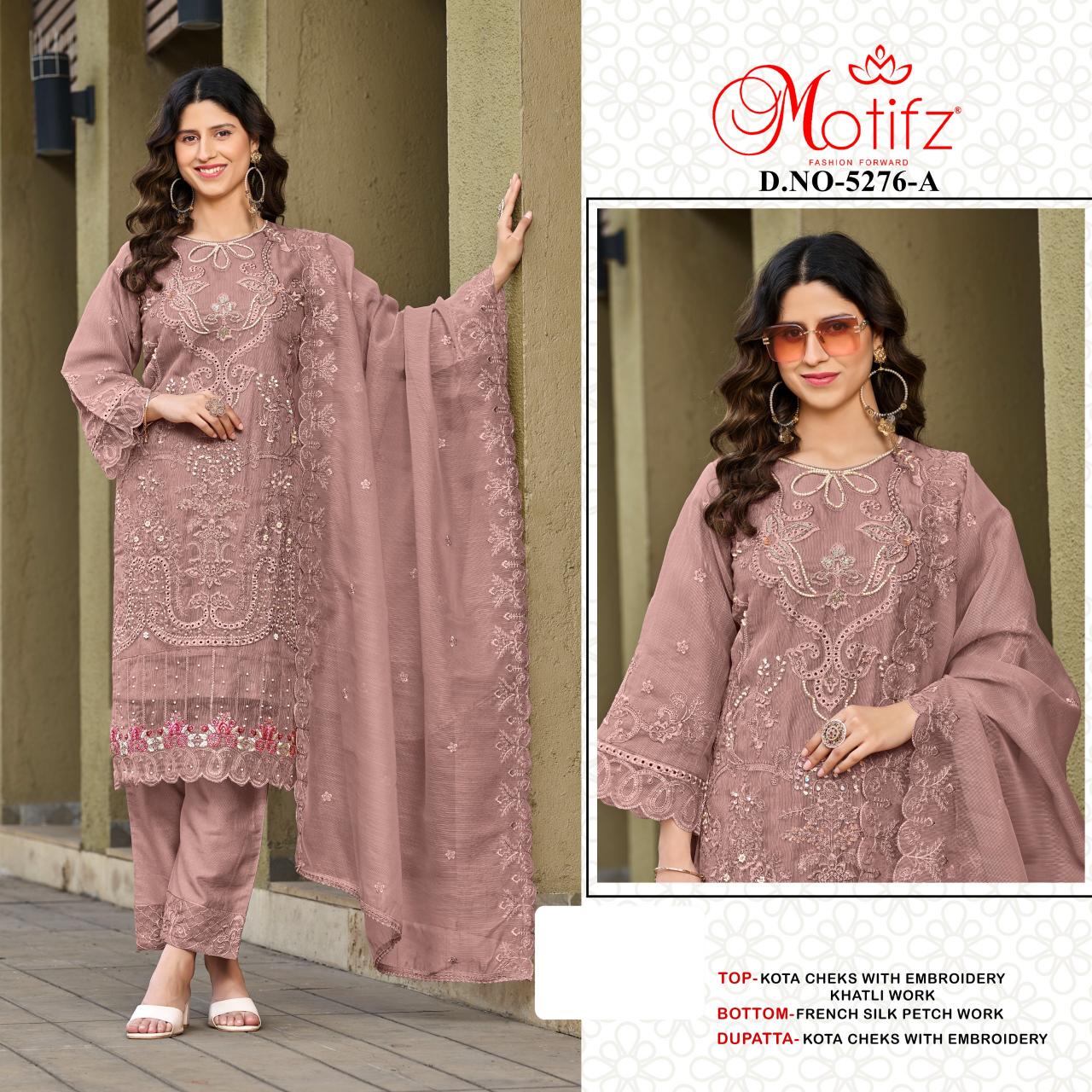 Motifz 5276 catalog pakistani suits in wholesale price