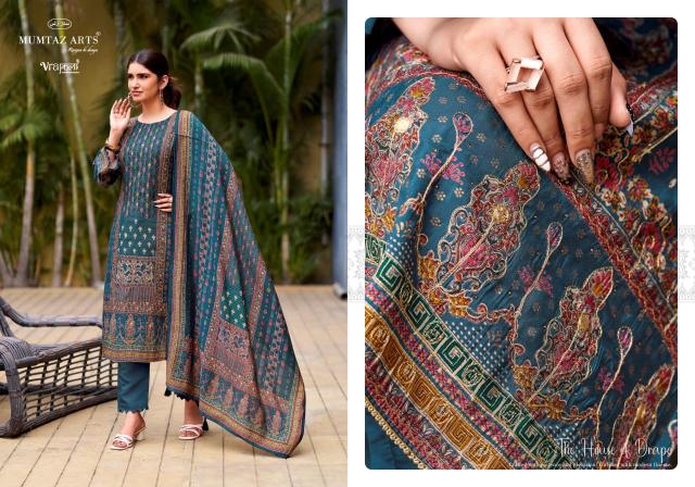 Mumtaz Arts Amour catalog surat dress materials wholesalers in chennai