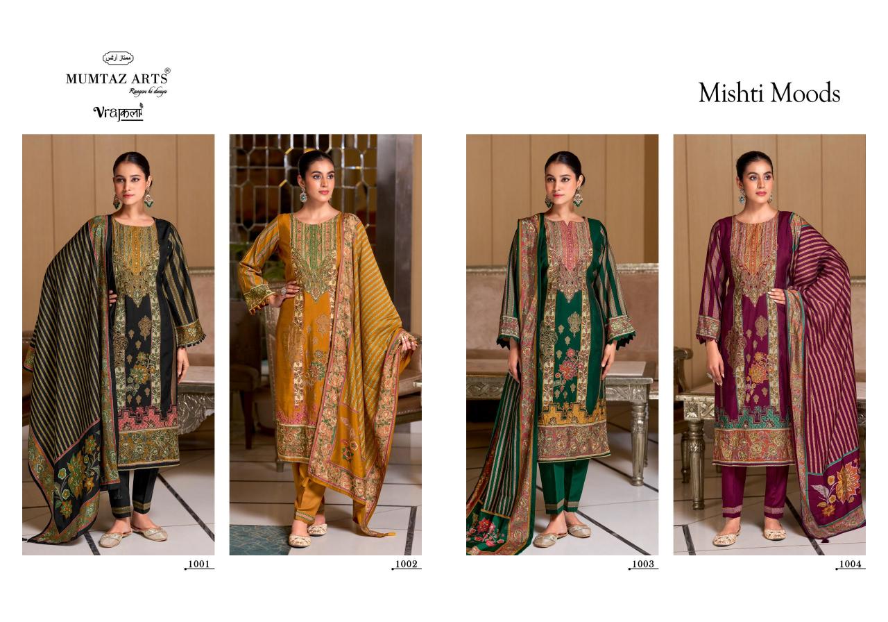 Mumtaz Arts Mishti Moods catalog dress material on sale in surat online