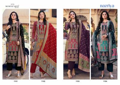 Mumtaz Arts Nazriya catalog surat dress material price list