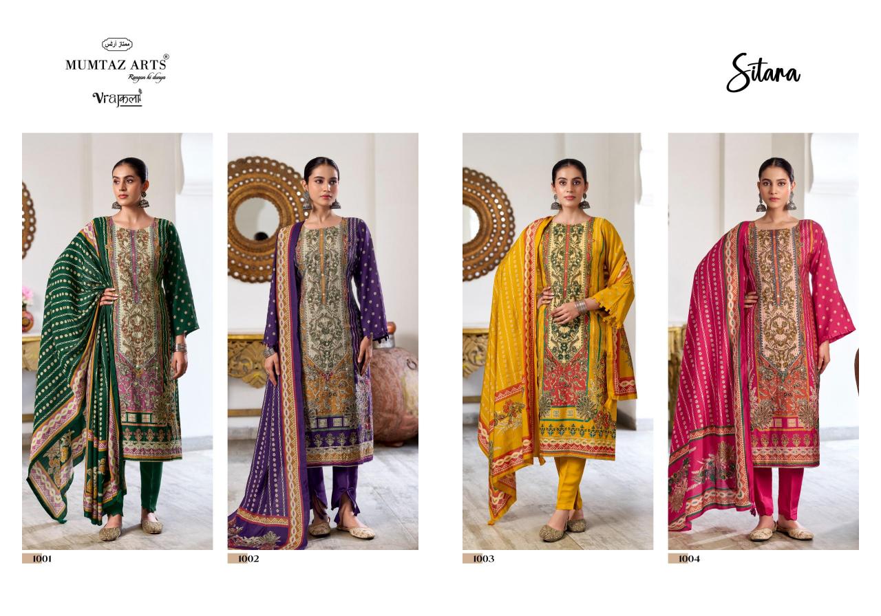 Mumtaz Arts Sitara catalog dress material wholesale in surat online