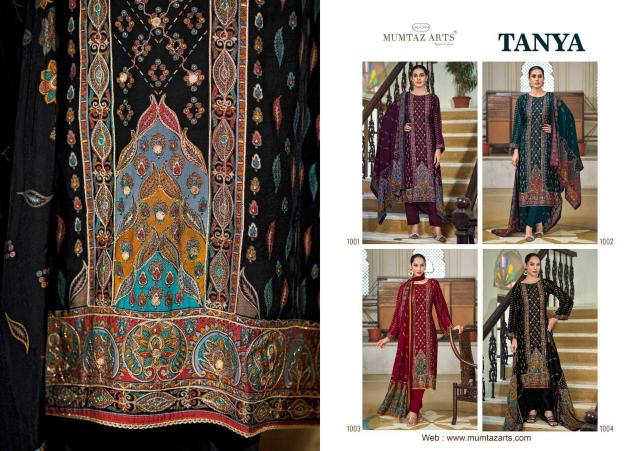 Mumtaz Arts Tanya catalog surat dress material shop in vadodara