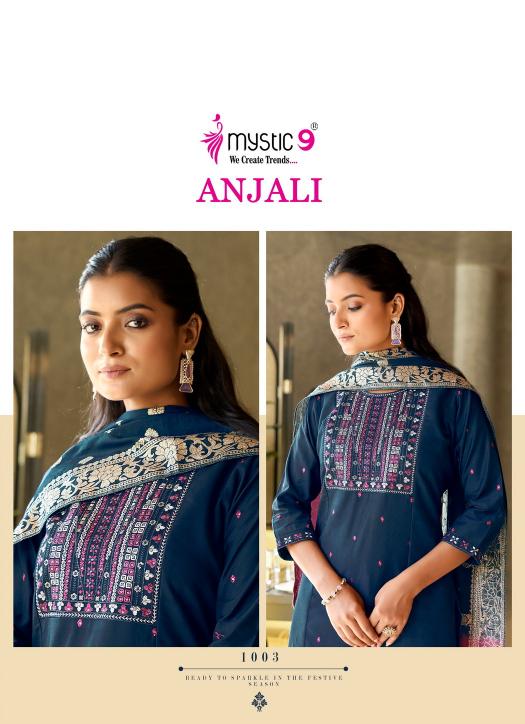 Mystic 9 Anjali Vol 1 Catalog wholesale kurti manufacturers in bangalore