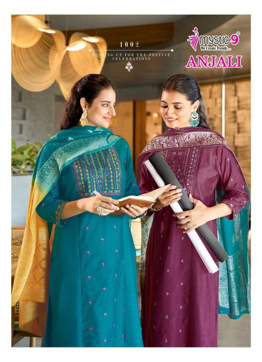 Mystic 9 Anjali Vol 1 Catalog wholesale kurti manufacturers in bangalore