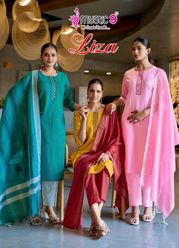 Mystic 9 Liza Vol 4 catalog wholesale kurtis catalog