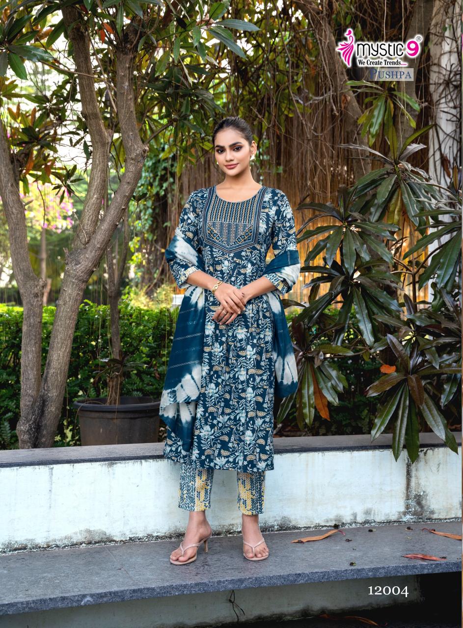 Mystic 9 Pushpa Vol 12 catalog kurti wholesalers near me