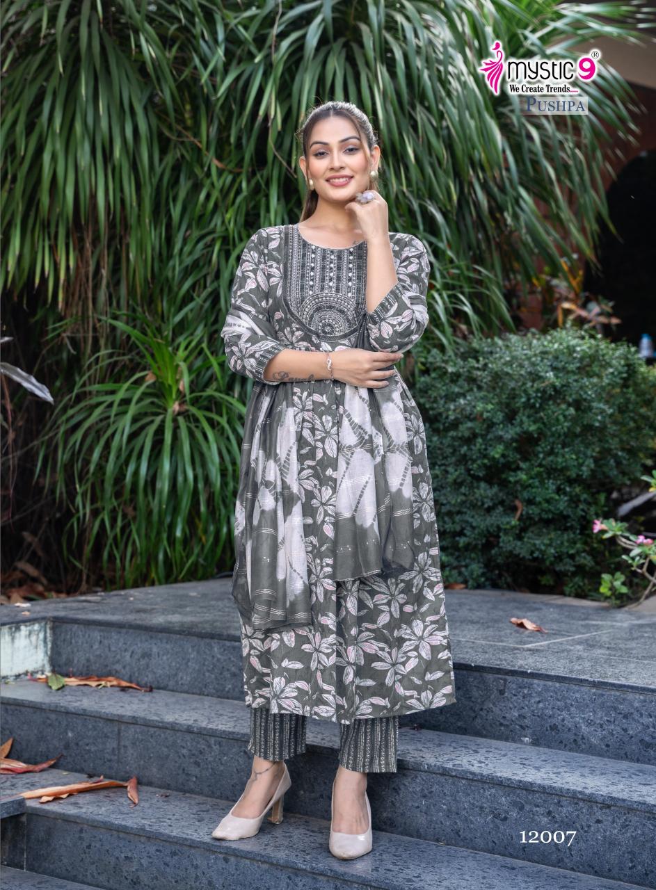 Mystic 9 Pushpa Vol 12 catalog kurti wholesalers near me
