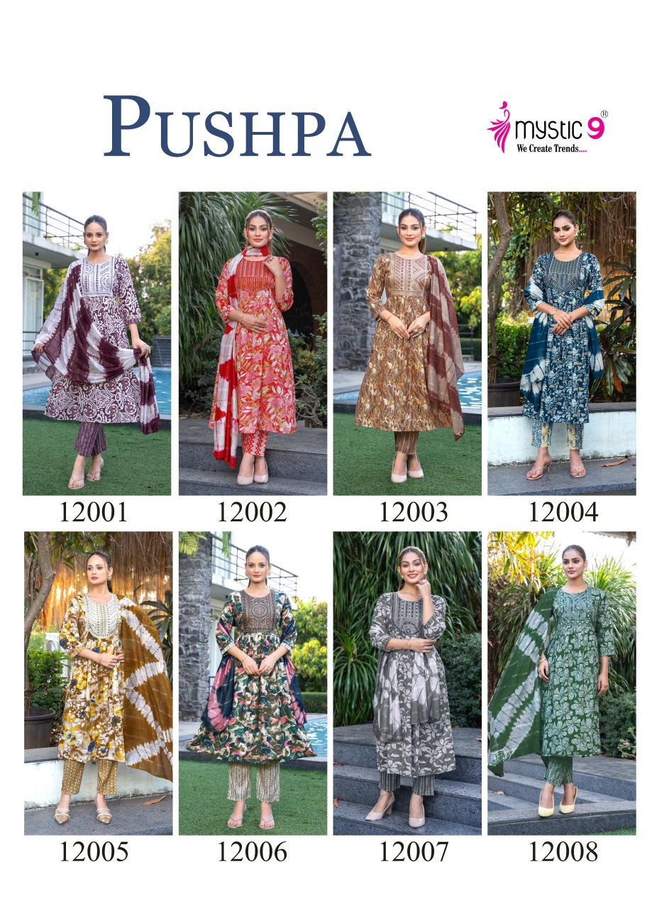 Mystic 9 Pushpa Vol 12 catalog kurti wholesalers near me